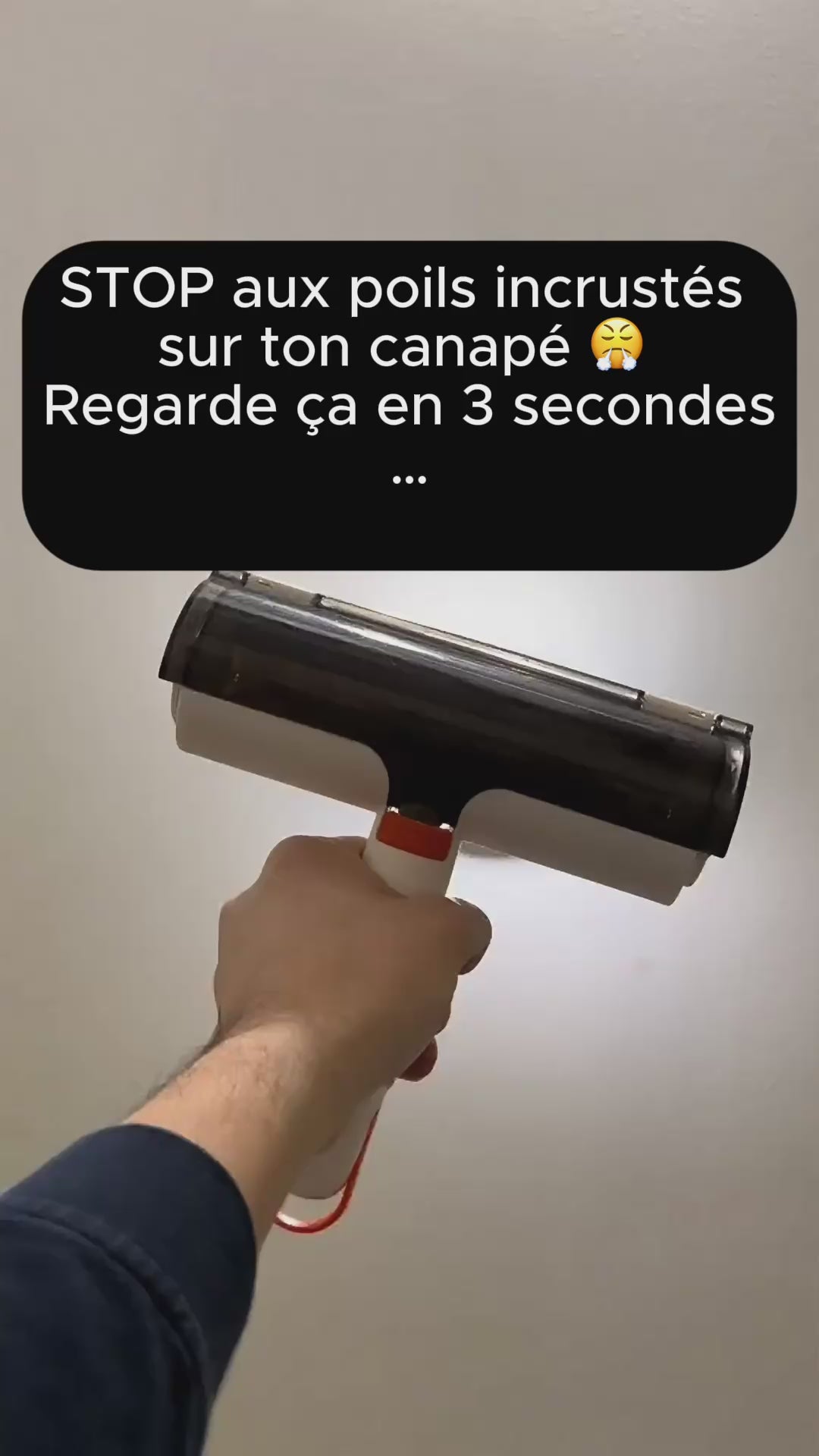 Furvex Pro — Rouleau Attrape-Poils Réutilisable